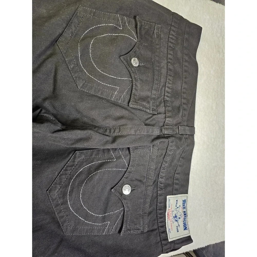 True Religion Womens Size 44‎ Black Boot Cut Jeans